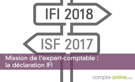 Mission de l'expert-comptable : déclaration IFI