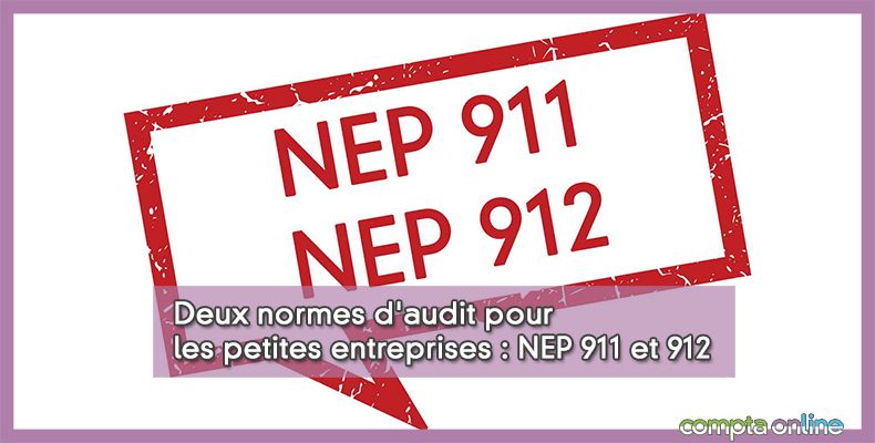 Deux normes d'audit pour les petites entreprises : NEP 911 et 912