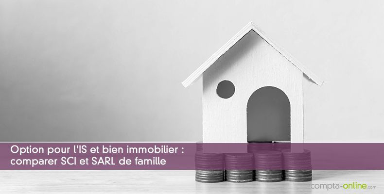 Option pour l'IS et bien immobilier : comparer SCI et SARL de famille