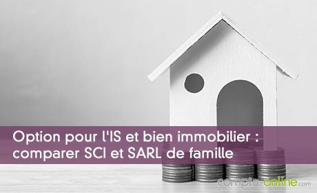 Option pour l'IS et bien immobilier : comparer SCI et SARL de famille