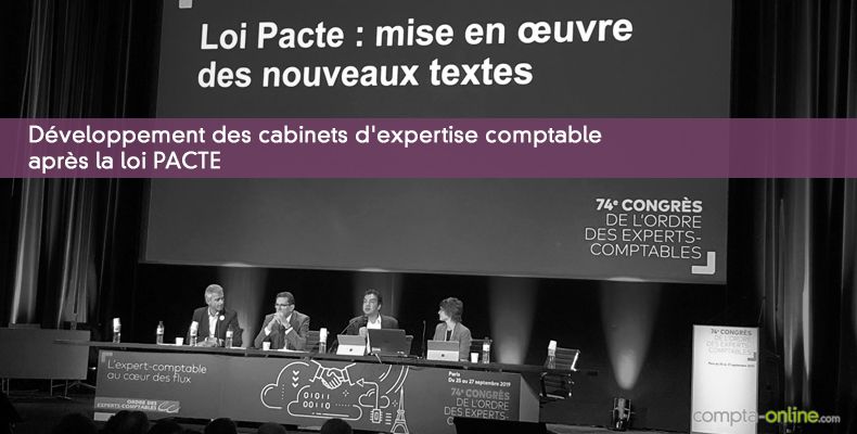 Développement des cabinets d'expertise comptable après la loi PACTE