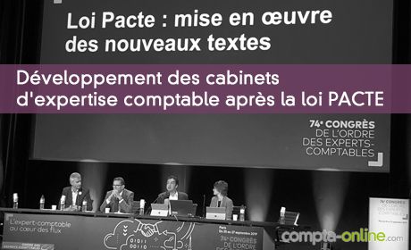 Développement des cabinets d'expertise comptable après la loi PACTE