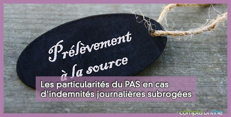 Indemnités journalières subrogées