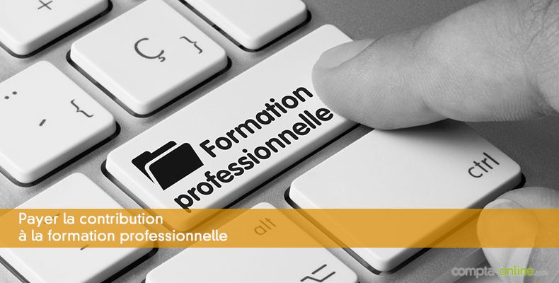 Payer la contribution à la formation professionnelle