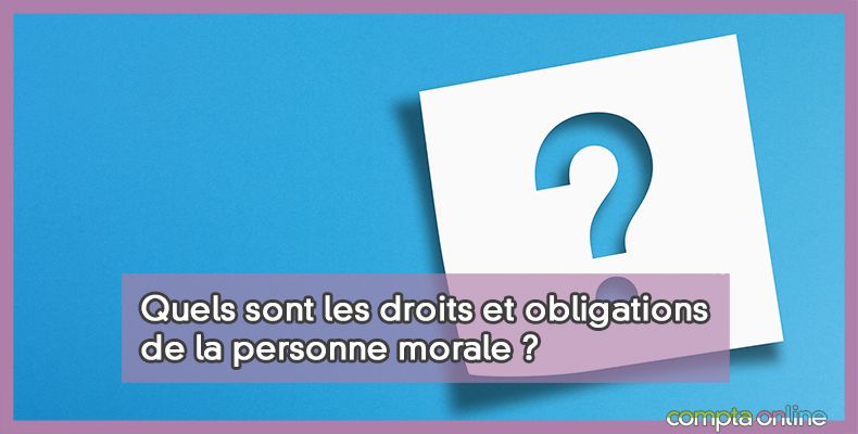 La personne morale