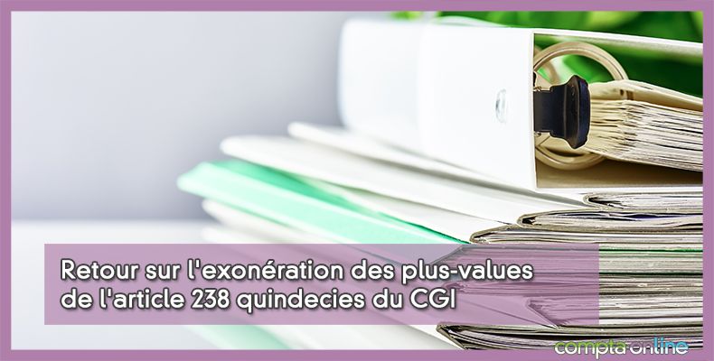 Plus-values professionnelles