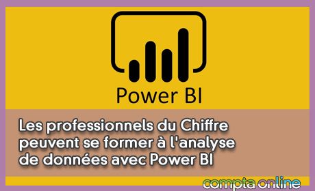 Les professionnels du Chiffre peuvent se former  l'analyse de donnes avec Power BI