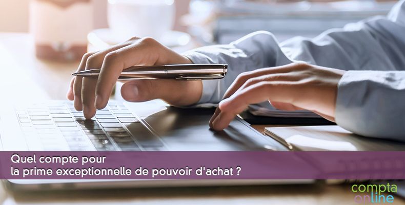 Comptabilisation prime macron