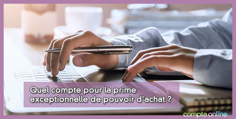 Comptabilisation prime macron