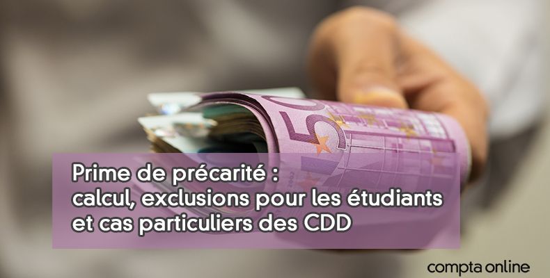 Prime de précarité ou indemnité de précarité du salarié