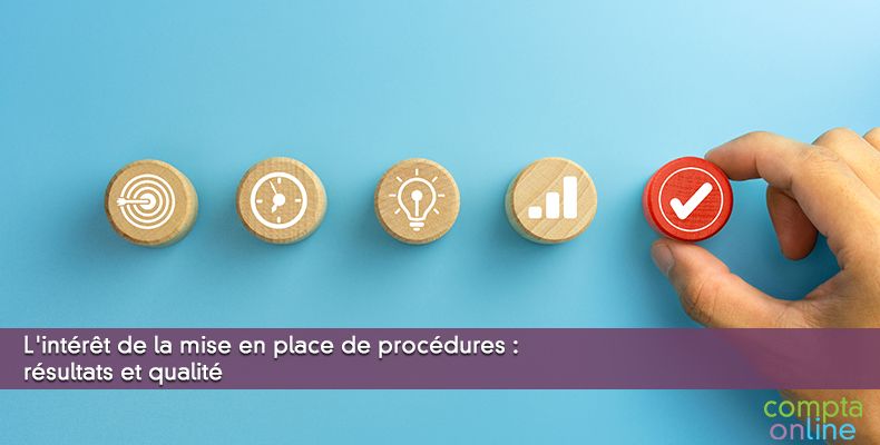 L'intérêt de la mise en place de procédures : résultats et qualité