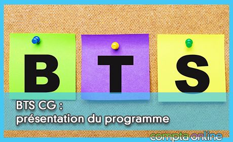 BTS CG : prsentation du programme