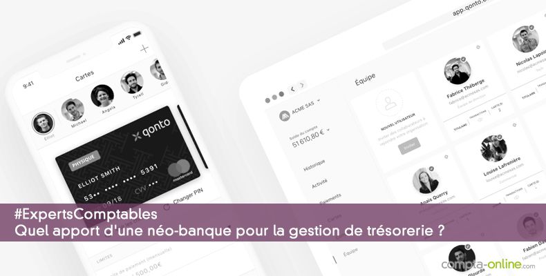 Quel apport d'une néo-banque pour la gestion de trésorerie ?