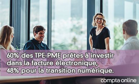 60% des TPE-PME prtes investir dans la facture lectronique, 48% pour la transition numrique.