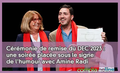 Crmonie de remise du DEC 2023 : une soire place sous le signe de l'humour avec Amine Radi