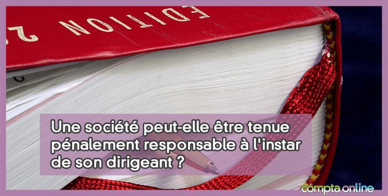 Responsabilité pénale entreprise