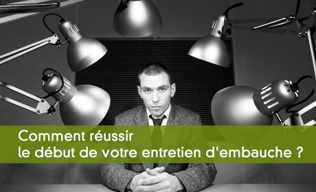 Comment réussir le début de votre entretien d'embauche ?