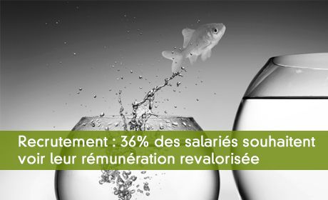 Recrutement : 36% des salaris souhaitent voir leur rmunration revalorise