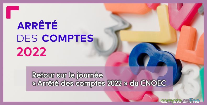 Arrêté des comptes 2022