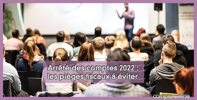 Arrêté des comptes 2022