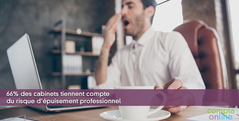 66% des cabinets tiennent compte du risque d'puisement professionnel