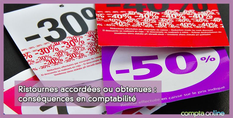 Comptabilisation ristourne