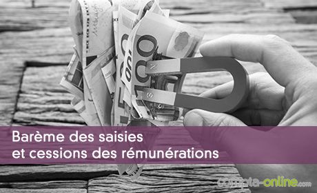 Barème des saisies et cessions des rémunérations