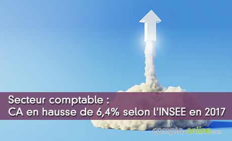 Secteur comptable : CA en hausse de 6,4% selon l'INSEE en 2017