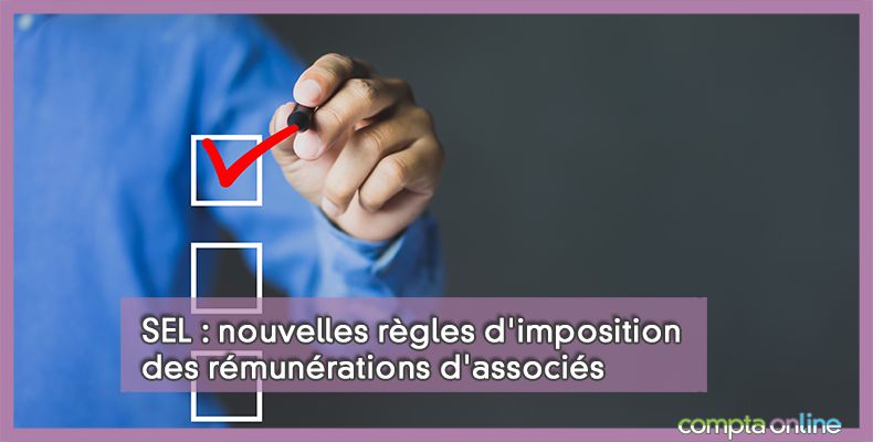 SEL rémunérations d'associés