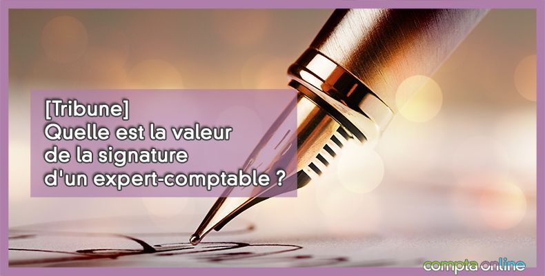 Signature expert-comptable
