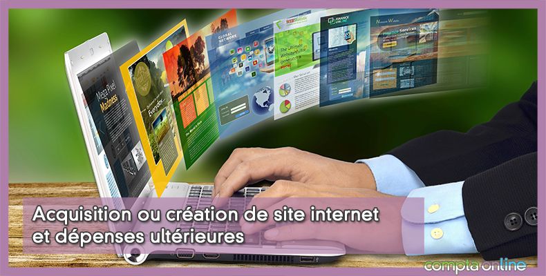 Comptabilisation site internet