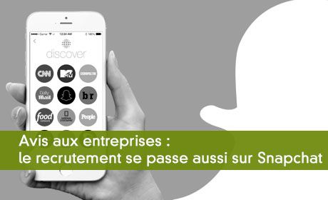 Recruter grâce à Snapchat