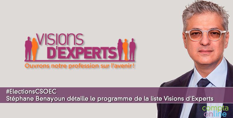#ElectionsCSOEC Stéphane Benayoun détaille le programme de la liste Visions d'Experts