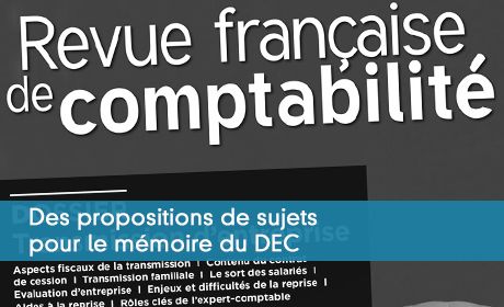 Des propositions de sujets pour le mmoire du DEC