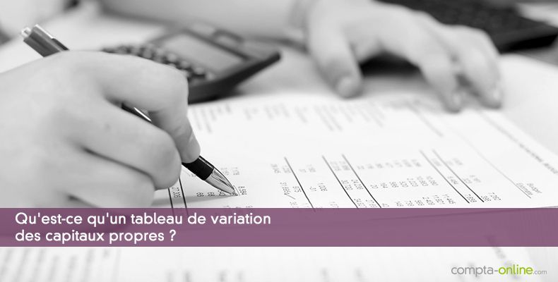 Qu'est-ce qu'un tableau de variation des capitaux propres ?
