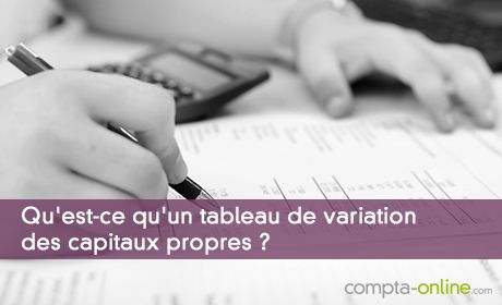 Qu'est-ce qu'un tableau de variation des capitaux propres ?