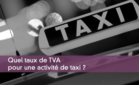 Taux de TVA pour taxi