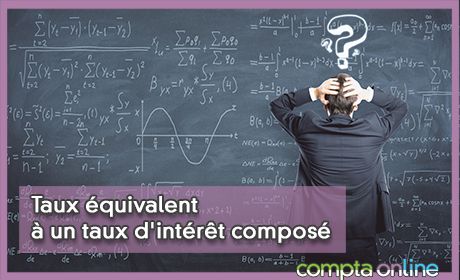 Taux quivalent un taux d'intrt compos