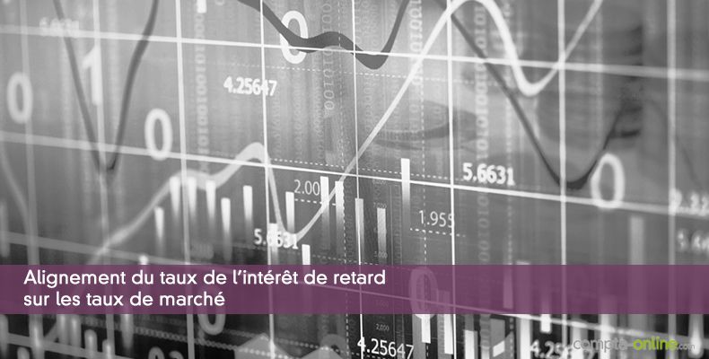Alignement du taux de l'intérêt de retard sur les taux de marché
