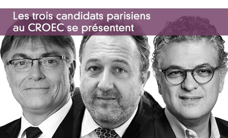 Les trois candidats parisiens au CROEC se présentent