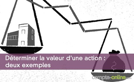 Déterminer la valeur d'une action : deux exemples