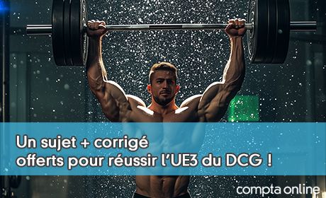 Un sujet + corrig offerts pour russir l'UE3 du DCG !