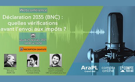 [Webconfrence] Quelles sont les points vrifier avant d'envoyer la dclaration 2035 (BNC) ?