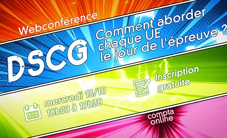 Save the date : webconfrence spciale DSCG le 13/10  18h sur Youtube